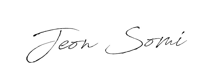 Make a beautiful signature design for name Jeon Somi. Use this online signature maker to create a handwritten signature for free. Jeon Somi signature style 6 images and pictures png