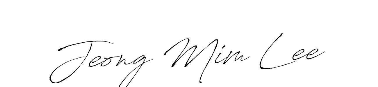 How to make Jeong Mim Lee signature? Antro_Vectra is a professional autograph style. Create handwritten signature for Jeong Mim Lee name. Jeong Mim Lee signature style 6 images and pictures png