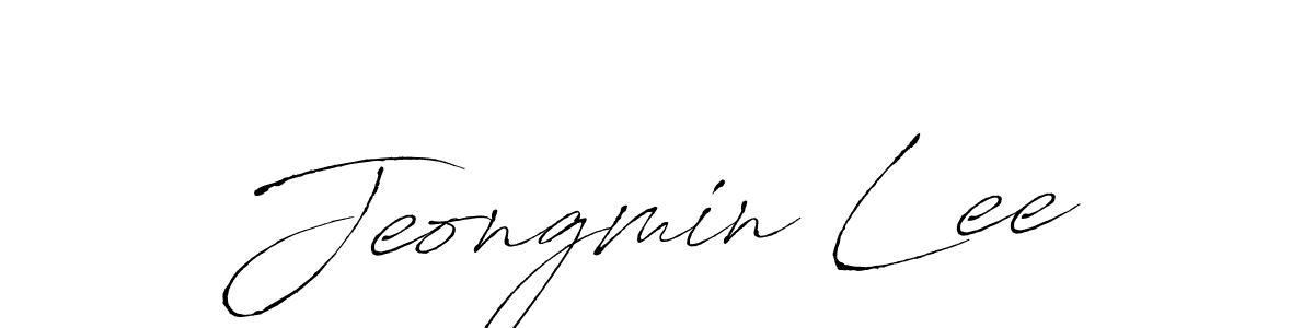 This is the best signature style for the Jeongmin Lee name. Also you like these signature font (Antro_Vectra). Mix name signature. Jeongmin Lee signature style 6 images and pictures png