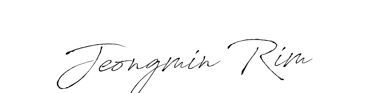 You should practise on your own different ways (Antro_Vectra) to write your name (Jeongmin Rim) in signature. don't let someone else do it for you. Jeongmin Rim signature style 6 images and pictures png