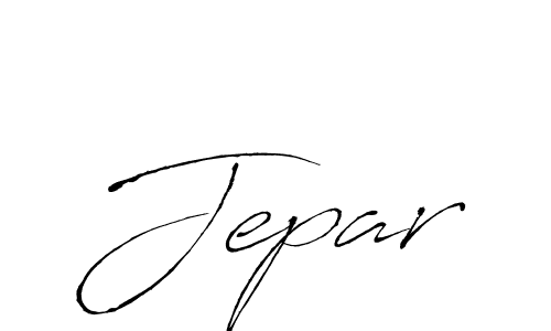 Jepar stylish signature style. Best Handwritten Sign (Antro_Vectra) for my name. Handwritten Signature Collection Ideas for my name Jepar. Jepar signature style 6 images and pictures png