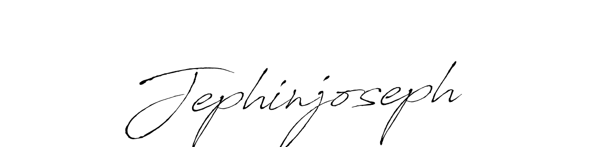 Create a beautiful signature design for name Jephinjoseph. With this signature (Antro_Vectra) fonts, you can make a handwritten signature for free. Jephinjoseph signature style 6 images and pictures png