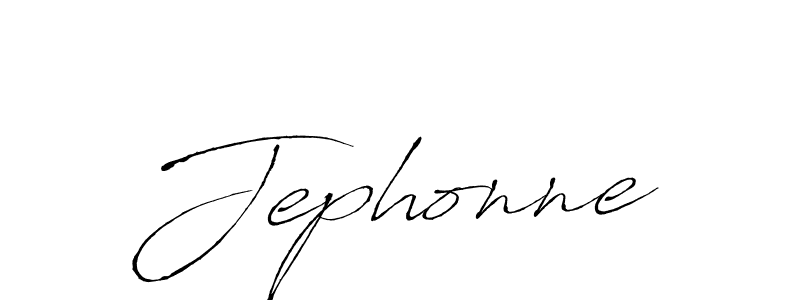 Create a beautiful signature design for name Jephonne. With this signature (Antro_Vectra) fonts, you can make a handwritten signature for free. Jephonne signature style 6 images and pictures png