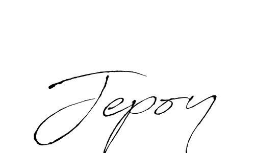 Also we have Jepoy name is the best signature style. Create professional handwritten signature collection using Antro_Vectra autograph style. Jepoy signature style 6 images and pictures png