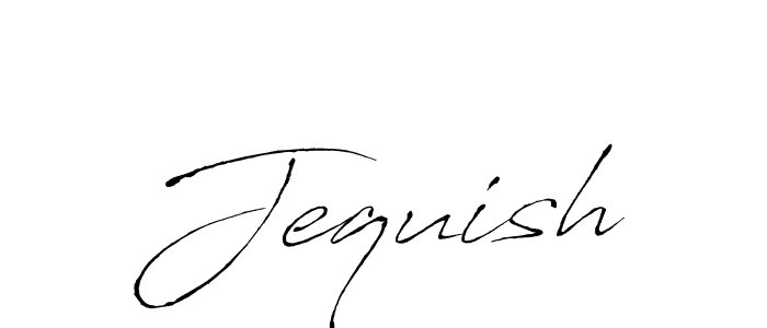 Create a beautiful signature design for name Jequish. With this signature (Antro_Vectra) fonts, you can make a handwritten signature for free. Jequish signature style 6 images and pictures png