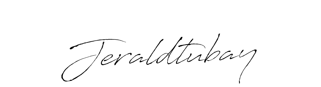 How to make Jeraldtubay name signature. Use Antro_Vectra style for creating short signs online. This is the latest handwritten sign. Jeraldtubay signature style 6 images and pictures png