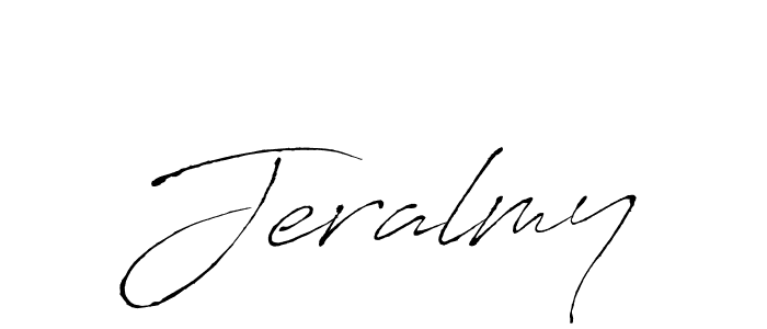 The best way (Antro_Vectra) to make a short signature is to pick only two or three words in your name. The name Jeralmy include a total of six letters. For converting this name. Jeralmy signature style 6 images and pictures png
