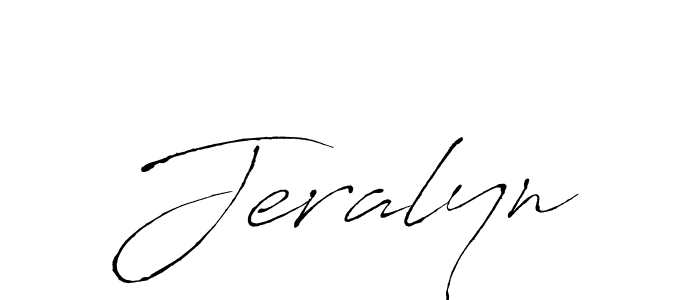 Jeralyn stylish signature style. Best Handwritten Sign (Antro_Vectra) for my name. Handwritten Signature Collection Ideas for my name Jeralyn. Jeralyn signature style 6 images and pictures png