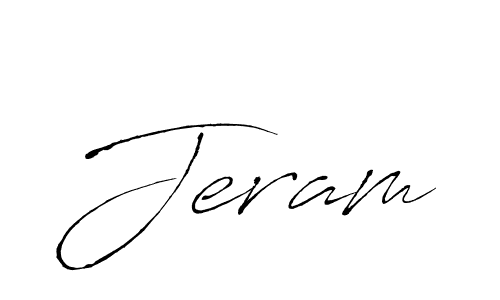 How to make Jeram name signature. Use Antro_Vectra style for creating short signs online. This is the latest handwritten sign. Jeram signature style 6 images and pictures png