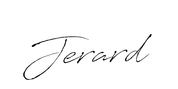How to make Jerard signature? Antro_Vectra is a professional autograph style. Create handwritten signature for Jerard name. Jerard signature style 6 images and pictures png