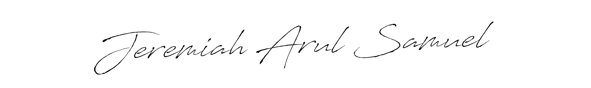 Use a signature maker to create a handwritten signature online. With this signature software, you can design (Antro_Vectra) your own signature for name Jeremiah Arul Samuel. Jeremiah Arul Samuel signature style 6 images and pictures png