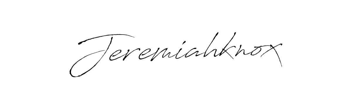 Make a beautiful signature design for name Jeremiahknox. With this signature (Antro_Vectra) style, you can create a handwritten signature for free. Jeremiahknox signature style 6 images and pictures png