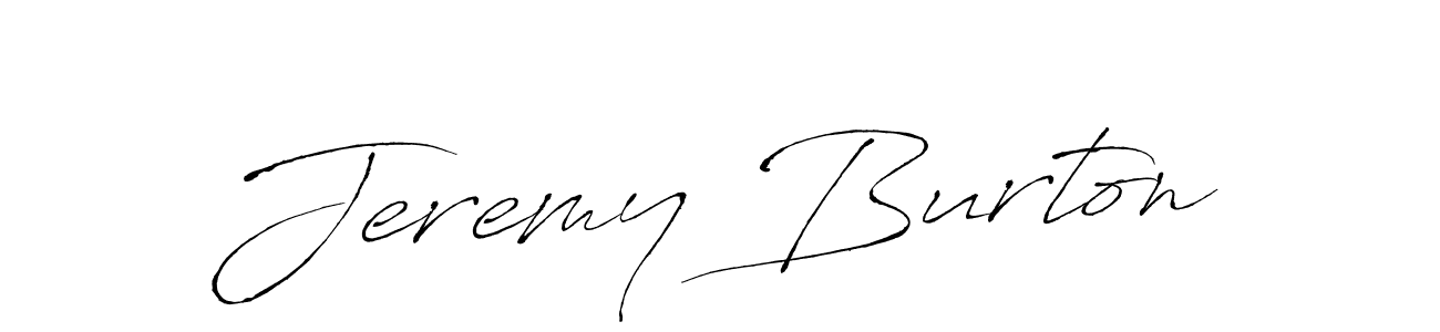 How to make Jeremy Burton name signature. Use Antro_Vectra style for creating short signs online. This is the latest handwritten sign. Jeremy Burton signature style 6 images and pictures png