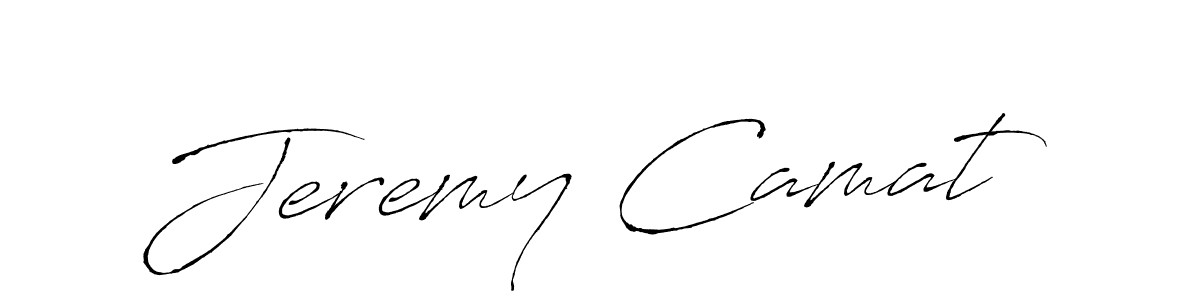 How to make Jeremy Camat name signature. Use Antro_Vectra style for creating short signs online. This is the latest handwritten sign. Jeremy Camat signature style 6 images and pictures png