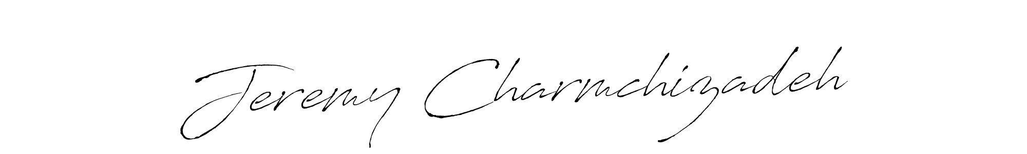 See photos of Jeremy Charmchizadeh official signature by Spectra . Check more albums & portfolios. Read reviews & check more about Antro_Vectra font. Jeremy Charmchizadeh signature style 6 images and pictures png