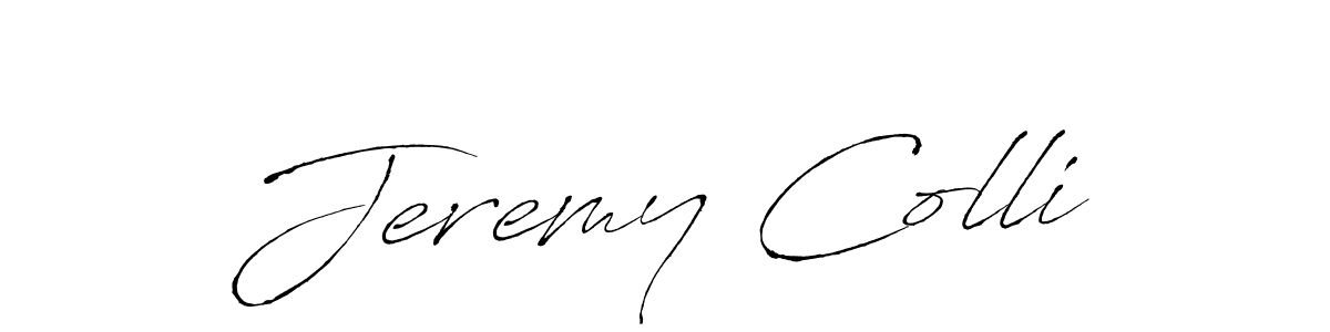 Design your own signature with our free online signature maker. With this signature software, you can create a handwritten (Antro_Vectra) signature for name Jeremy Colli. Jeremy Colli signature style 6 images and pictures png