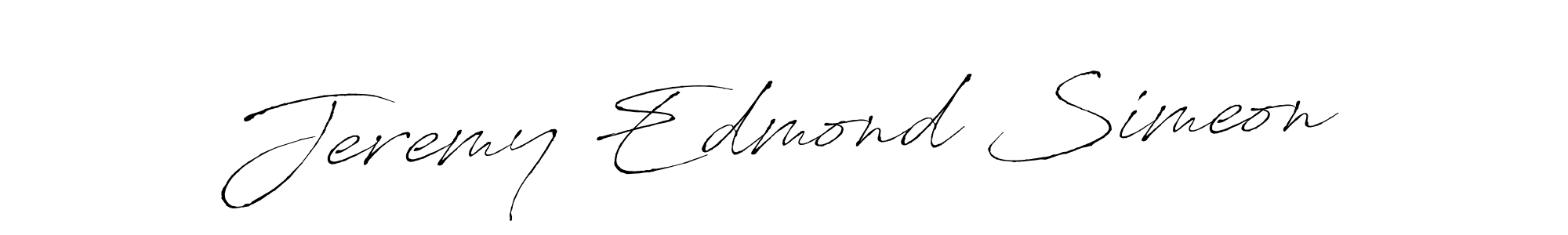 Antro_Vectra is a professional signature style that is perfect for those who want to add a touch of class to their signature. It is also a great choice for those who want to make their signature more unique. Get Jeremy Edmond Simeon name to fancy signature for free. Jeremy Edmond Simeon signature style 6 images and pictures png