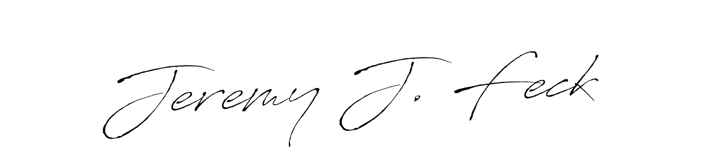 Also we have Jeremy J. Feck name is the best signature style. Create professional handwritten signature collection using Antro_Vectra autograph style. Jeremy J. Feck signature style 6 images and pictures png