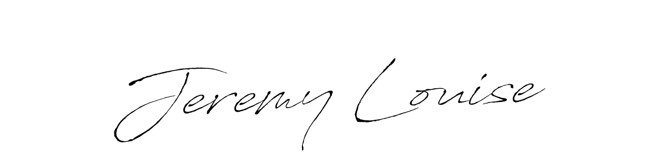 Also we have Jeremy Louise name is the best signature style. Create professional handwritten signature collection using Antro_Vectra autograph style. Jeremy Louise signature style 6 images and pictures png