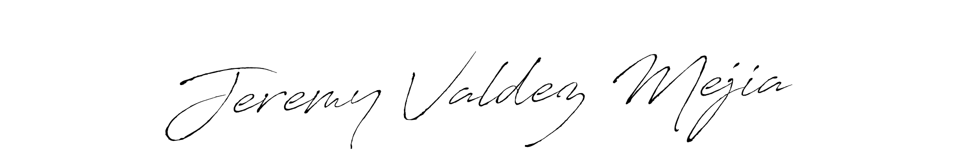 Create a beautiful signature design for name Jeremy Valdez Mejia. With this signature (Antro_Vectra) fonts, you can make a handwritten signature for free. Jeremy Valdez Mejia signature style 6 images and pictures png