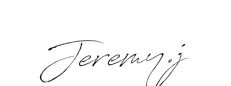 Create a beautiful signature design for name Jeremy.j. With this signature (Antro_Vectra) fonts, you can make a handwritten signature for free. Jeremy.j signature style 6 images and pictures png