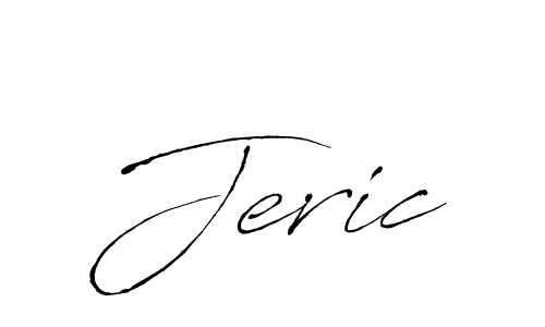 Create a beautiful signature design for name Jeric. With this signature (Antro_Vectra) fonts, you can make a handwritten signature for free. Jeric signature style 6 images and pictures png