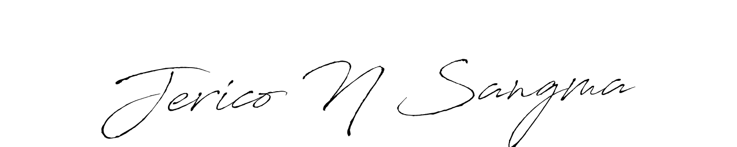 Make a beautiful signature design for name Jerico N Sangma. Use this online signature maker to create a handwritten signature for free. Jerico N Sangma signature style 6 images and pictures png