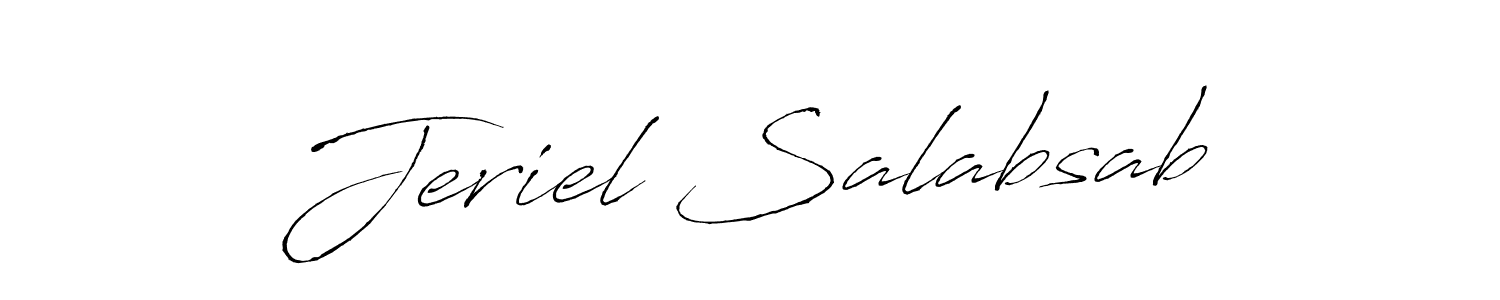 Best and Professional Signature Style for Jeriel Salabsab. Antro_Vectra Best Signature Style Collection. Jeriel Salabsab signature style 6 images and pictures png