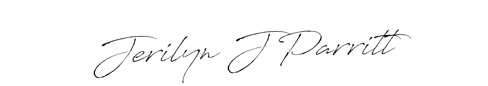 Also You can easily find your signature by using the search form. We will create Jerilyn J Parritt name handwritten signature images for you free of cost using Antro_Vectra sign style. Jerilyn J Parritt signature style 6 images and pictures png