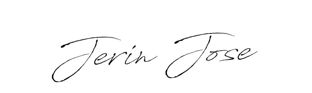 if you are searching for the best signature style for your name Jerin Jose. so please give up your signature search. here we have designed multiple signature styles  using Antro_Vectra. Jerin Jose signature style 6 images and pictures png