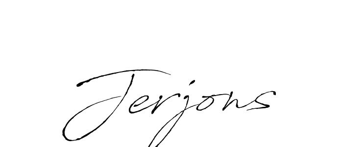 How to make Jerjons name signature. Use Antro_Vectra style for creating short signs online. This is the latest handwritten sign. Jerjons signature style 6 images and pictures png