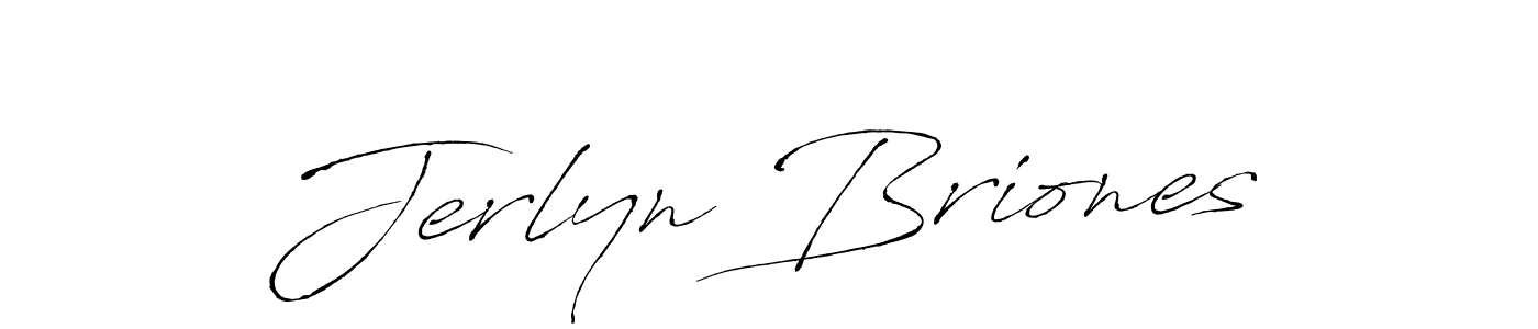 Design your own signature with our free online signature maker. With this signature software, you can create a handwritten (Antro_Vectra) signature for name Jerlyn Briones. Jerlyn Briones signature style 6 images and pictures png