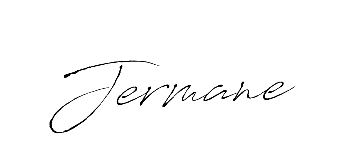 Jermane stylish signature style. Best Handwritten Sign (Antro_Vectra) for my name. Handwritten Signature Collection Ideas for my name Jermane. Jermane signature style 6 images and pictures png