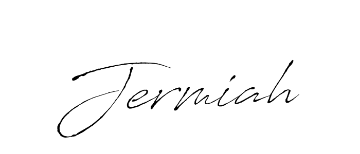 Jermiah stylish signature style. Best Handwritten Sign (Antro_Vectra) for my name. Handwritten Signature Collection Ideas for my name Jermiah. Jermiah signature style 6 images and pictures png