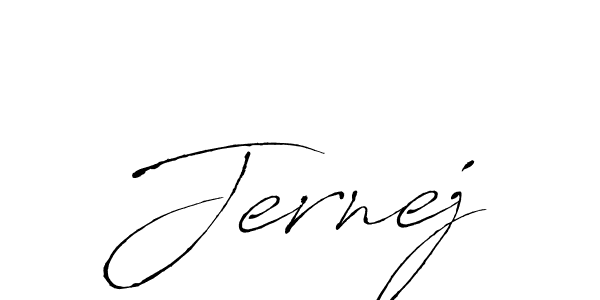 Use a signature maker to create a handwritten signature online. With this signature software, you can design (Antro_Vectra) your own signature for name Jernej. Jernej signature style 6 images and pictures png