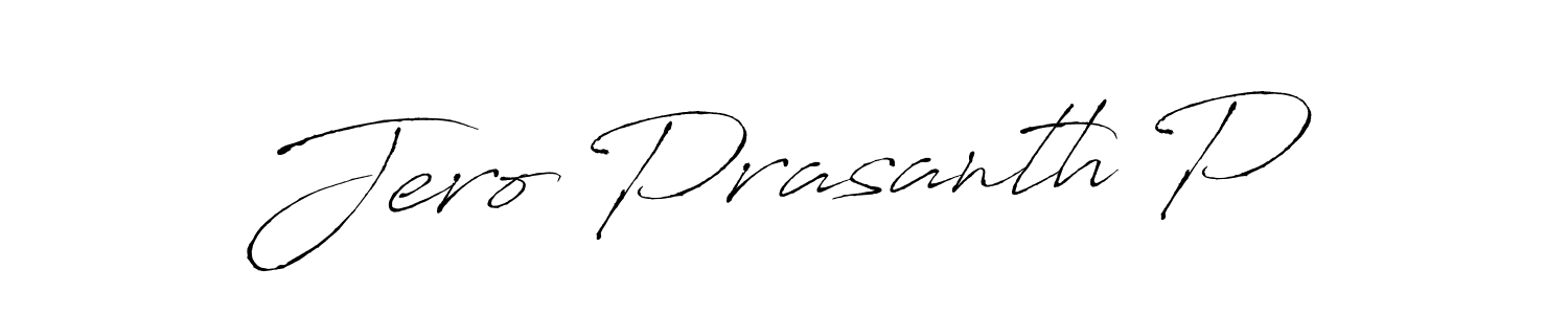 Use a signature maker to create a handwritten signature online. With this signature software, you can design (Antro_Vectra) your own signature for name Jero Prasanth P. Jero Prasanth P signature style 6 images and pictures png