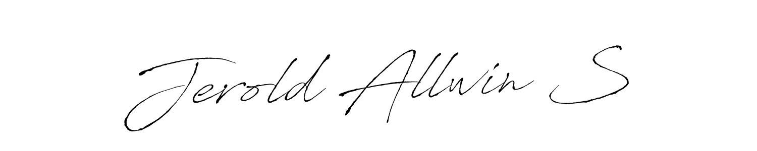 Antro_Vectra is a professional signature style that is perfect for those who want to add a touch of class to their signature. It is also a great choice for those who want to make their signature more unique. Get Jerold Allwin S name to fancy signature for free. Jerold Allwin S signature style 6 images and pictures png