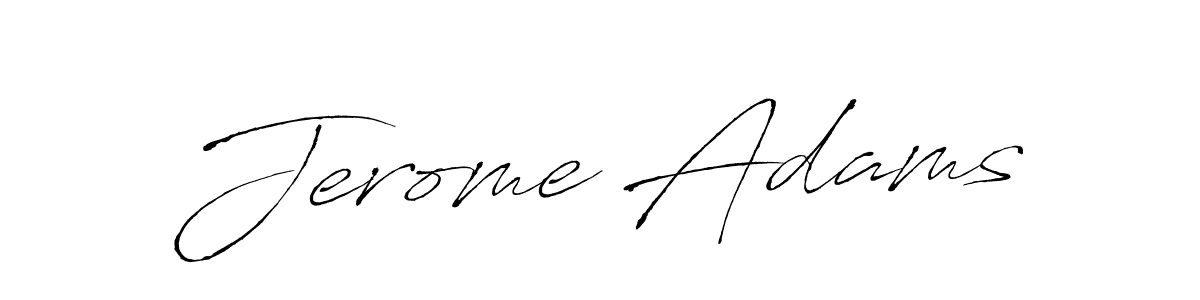The best way (Antro_Vectra) to make a short signature is to pick only two or three words in your name. The name Jerome Adams include a total of six letters. For converting this name. Jerome Adams signature style 6 images and pictures png