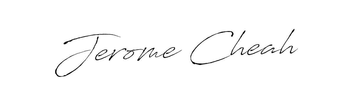 Use a signature maker to create a handwritten signature online. With this signature software, you can design (Antro_Vectra) your own signature for name Jerome Cheah. Jerome Cheah signature style 6 images and pictures png