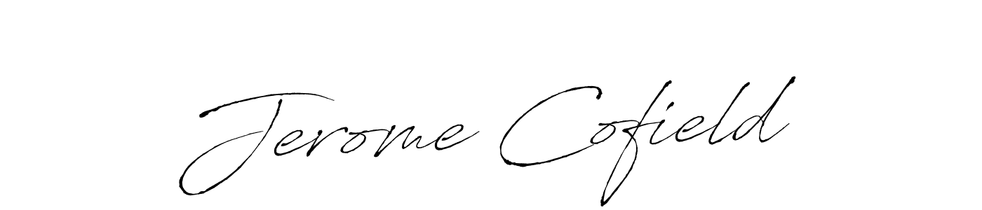 Also we have Jerome Cofield name is the best signature style. Create professional handwritten signature collection using Antro_Vectra autograph style. Jerome Cofield signature style 6 images and pictures png