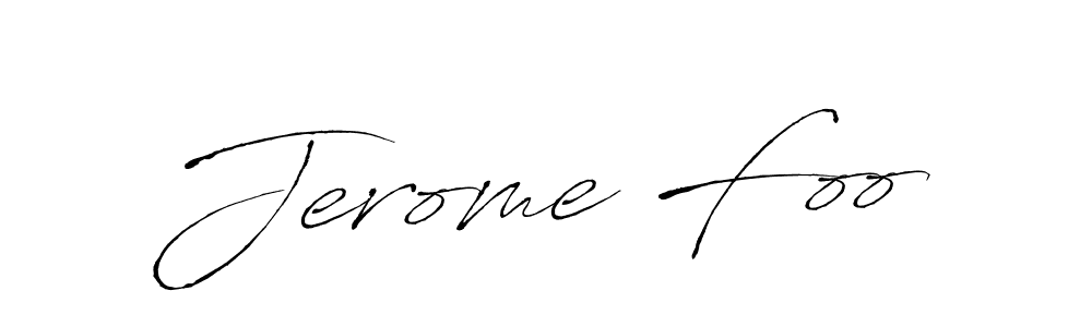 You should practise on your own different ways (Antro_Vectra) to write your name (Jerome Foo) in signature. don't let someone else do it for you. Jerome Foo signature style 6 images and pictures png