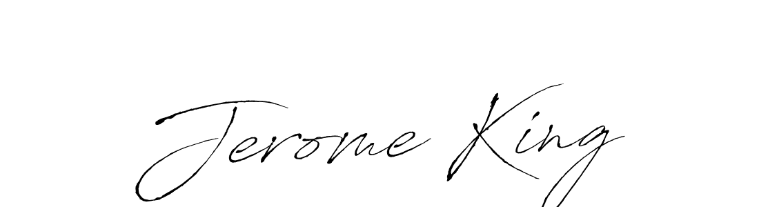 Use a signature maker to create a handwritten signature online. With this signature software, you can design (Antro_Vectra) your own signature for name Jerome King. Jerome King signature style 6 images and pictures png