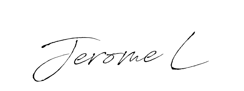 This is the best signature style for the Jerome L name. Also you like these signature font (Antro_Vectra). Mix name signature. Jerome L signature style 6 images and pictures png