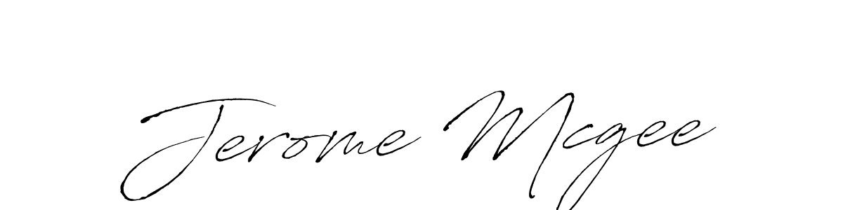 Create a beautiful signature design for name Jerome Mcgee. With this signature (Antro_Vectra) fonts, you can make a handwritten signature for free. Jerome Mcgee signature style 6 images and pictures png