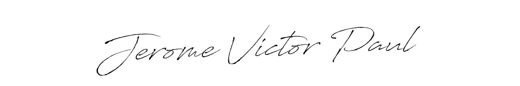 You should practise on your own different ways (Antro_Vectra) to write your name (Jerome Victor Paul) in signature. don't let someone else do it for you. Jerome Victor Paul signature style 6 images and pictures png