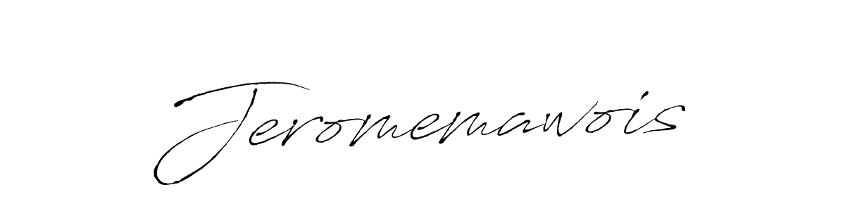 if you are searching for the best signature style for your name Jeromemawois. so please give up your signature search. here we have designed multiple signature styles  using Antro_Vectra. Jeromemawois signature style 6 images and pictures png