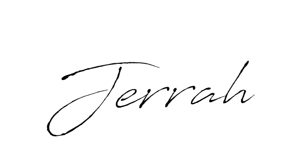 Also we have Jerrah name is the best signature style. Create professional handwritten signature collection using Antro_Vectra autograph style. Jerrah signature style 6 images and pictures png