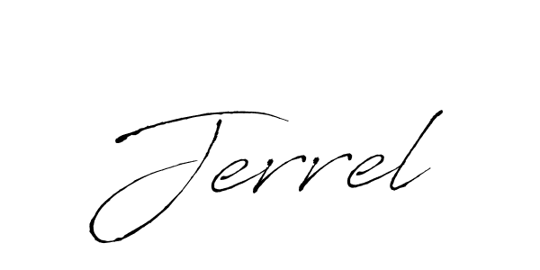 The best way (Antro_Vectra) to make a short signature is to pick only two or three words in your name. The name Jerrel include a total of six letters. For converting this name. Jerrel signature style 6 images and pictures png