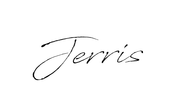 Make a beautiful signature design for name Jerris. Use this online signature maker to create a handwritten signature for free. Jerris signature style 6 images and pictures png