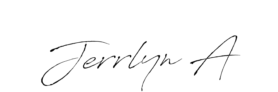 Make a beautiful signature design for name Jerrlyn A. Use this online signature maker to create a handwritten signature for free. Jerrlyn A signature style 6 images and pictures png